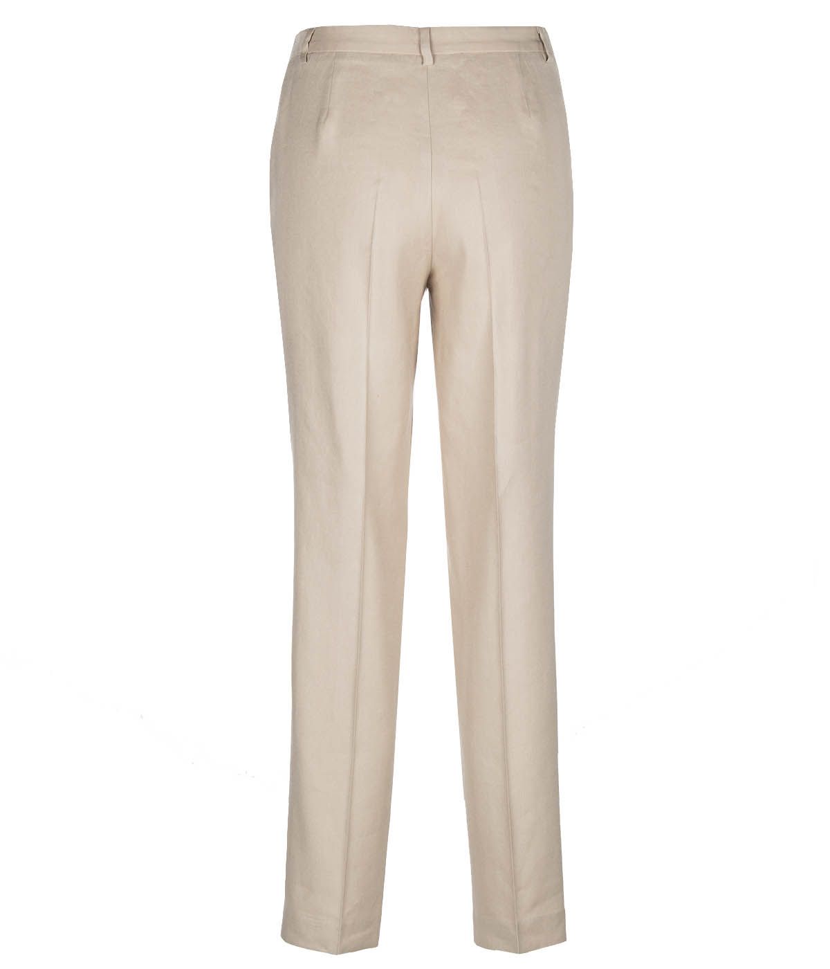 Viscose and linen trousers 1